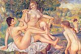 Pierre Auguste Renoir Wall Art - The Large Bathers